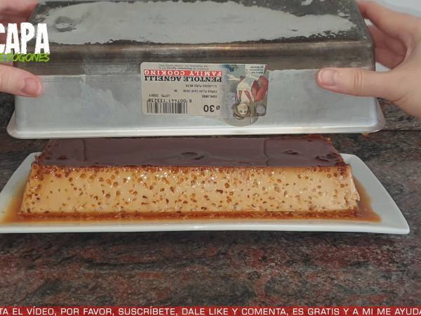 Flan de café - Preparación paso 8