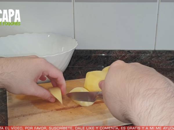 Patatas al romero - Preparación paso 1