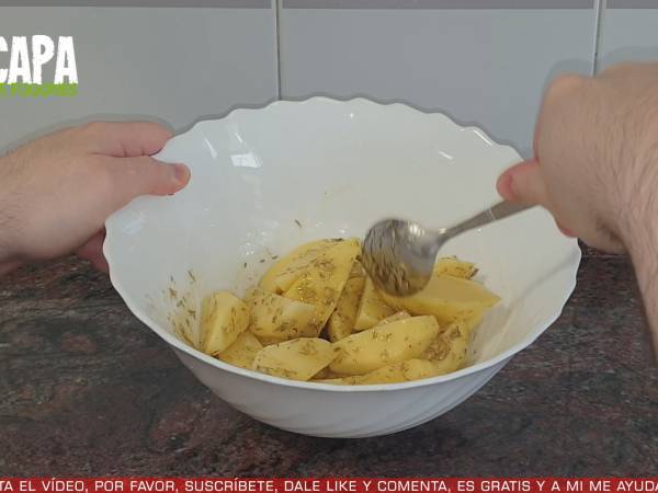 Patatas al romero - Preparación paso 3