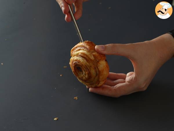 New York roll salado relleno con pesto y queso fresco. Receta con solo 4 ingredientes - Preparación paso 8