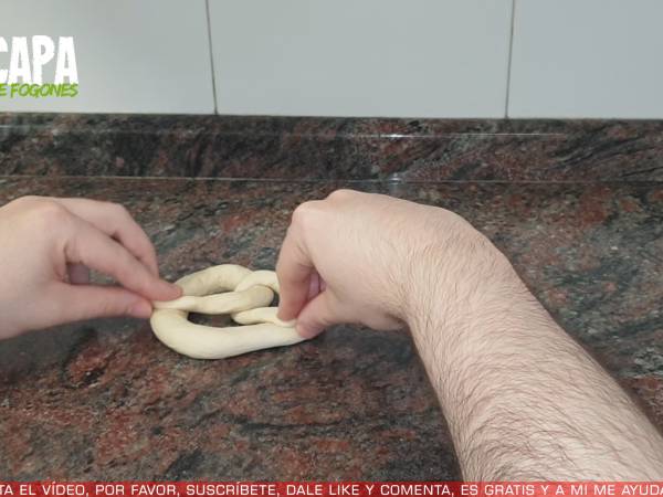 Pretzel casero - Preparación paso 5