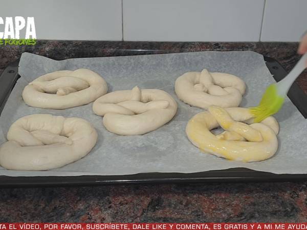 Pretzel casero - Preparación paso 7