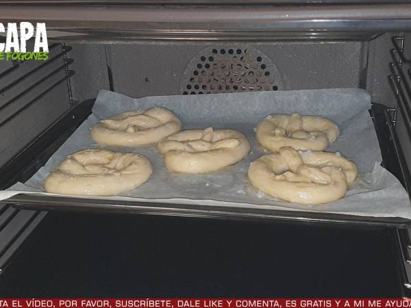 Pretzel casero - Preparación paso 8