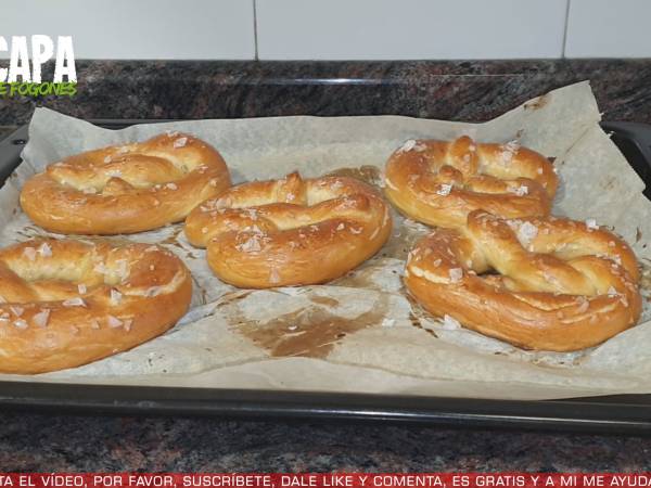 Pretzel casero - Preparación paso 9