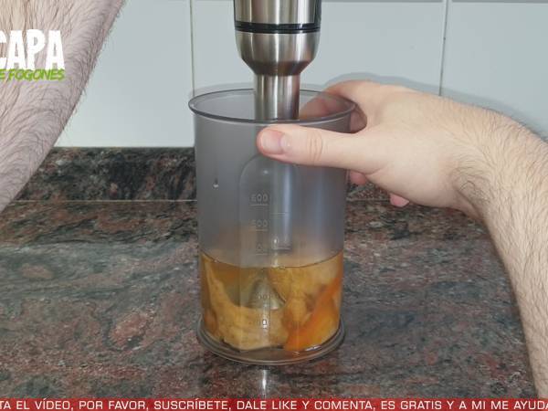 Sándwich de surimi con mayonesa de curry casera - Preparación paso 3