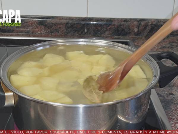 Puré de patata casero - Preparación paso 1
