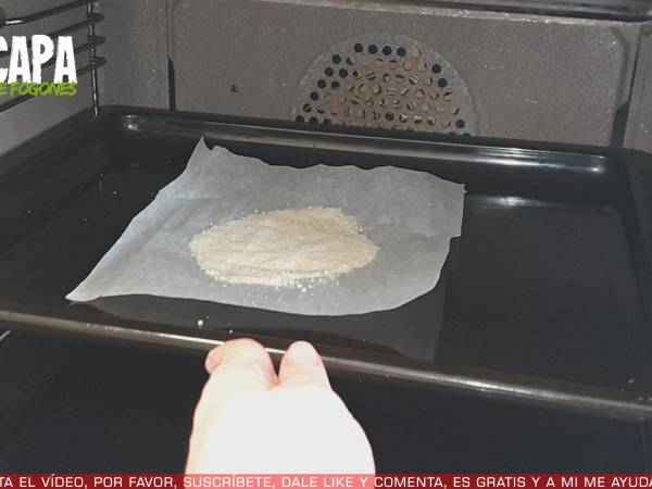 Crujiente de queso - Preparación paso 3