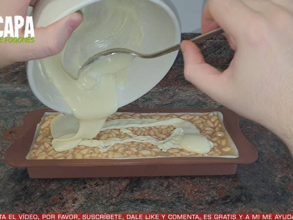 Turrón de arroz con leche - Preparación paso 6