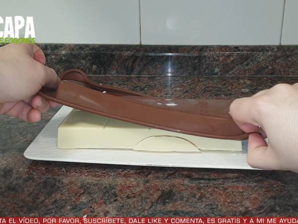 Turrón de arroz con leche - Preparación paso 7