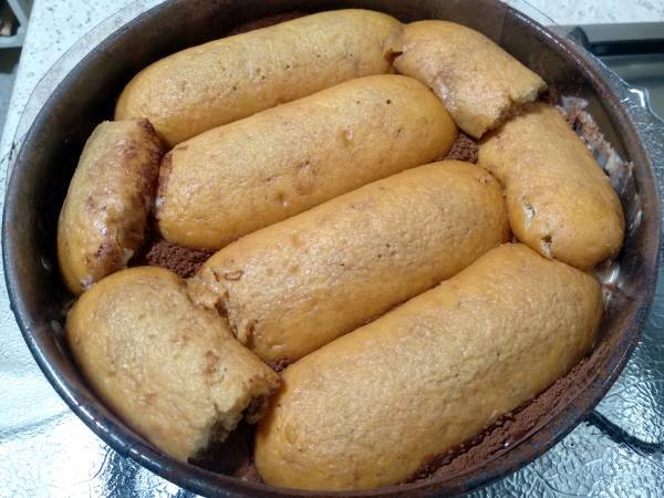Tarta tiramisú de turrón - Preparación paso 9
