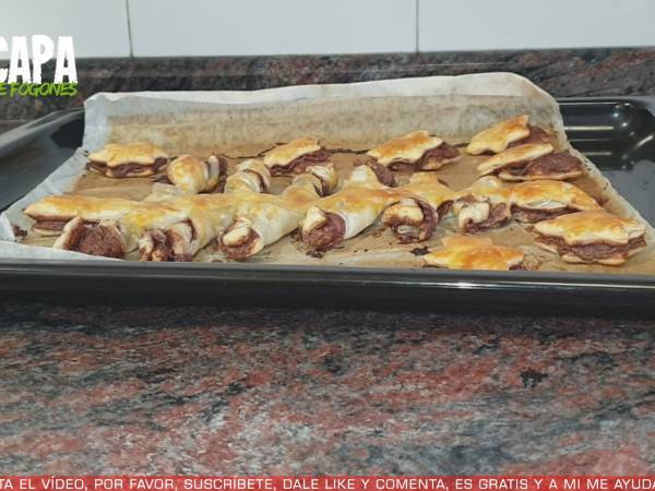 Árbol de navidad de hojaldre - Preparación paso 8