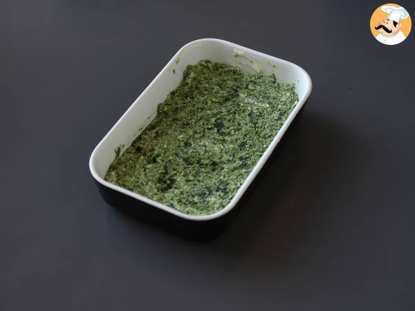 Lasaña vegetariana de ricotta y espinacas - Preparación paso 8