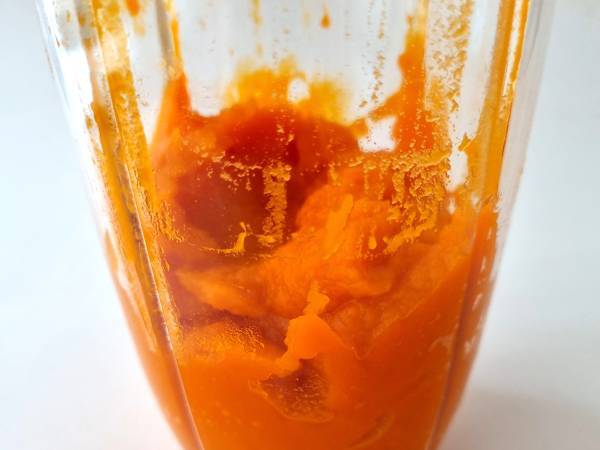 Bizcocho de chocolate y calabaza - Preparación paso 2