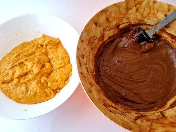 Bizcocho de chocolate y calabaza - Preparación paso 6