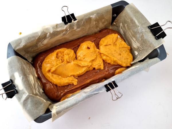 Bizcocho de chocolate y calabaza - Preparación paso 7