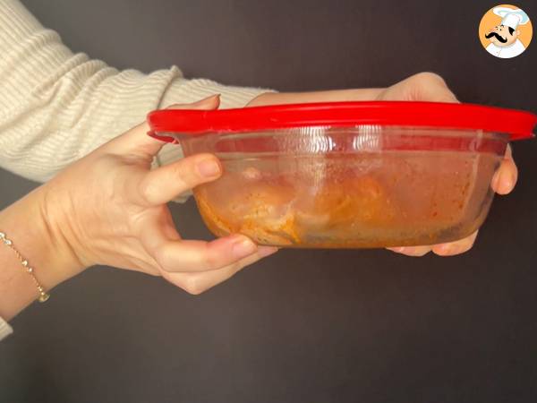 Pollo crujiente en freidora de aire (fácil y saludable) - Preparación paso 2