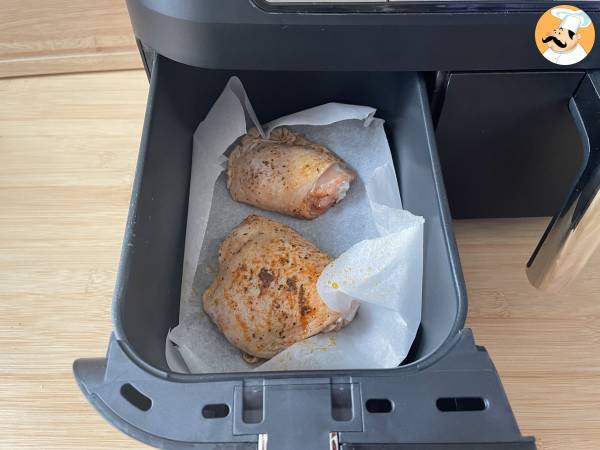 Pollo crujiente en freidora de aire (fácil y saludable) - Preparación paso 4