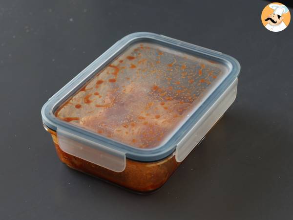 Muslos de pollo marinados al estilo japonés - Preparación paso 4