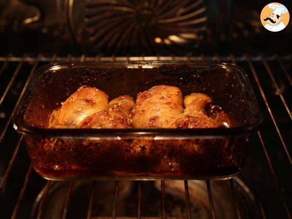 Muslos de pollo marinados al estilo japonés - Preparación paso 5