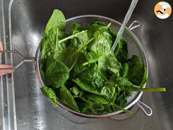 ¿Cómo cocinar espinacas frescas? - Preparación paso 2