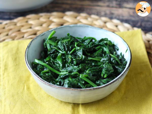 ¿Cómo cocinar espinacas frescas? - Preparación paso 5