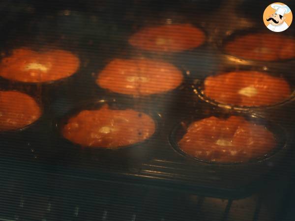 Muffins de tomate y mozzarella - Preparación paso 6
