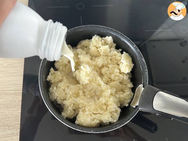 Puré de yuca cremoso - Preparación paso 4