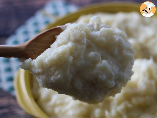 Puré de yuca cremoso - Preparación paso 6