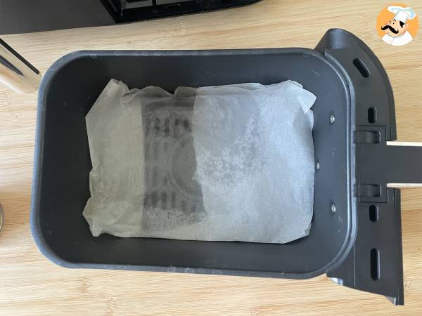 Salmón en freidora de aire: saludable y rico en sabor - Preparación paso 3