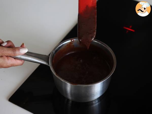 Glaseado brigadeiro para tortas - Preparación paso 3