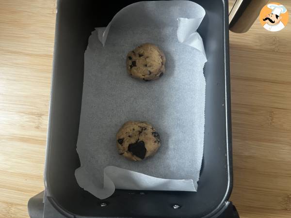 Cookies en freidora de aire ¡Listas en solo 6 minutos! - Preparación paso 5