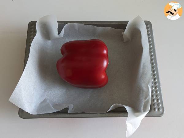 Pimientos asados al horno - Preparación paso 1