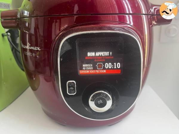 Arroz para sushi en robot de cocina Cookeo - Preparación paso 4