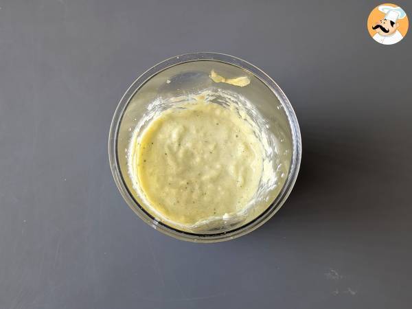 Pasta cremosa con calabacines y yogur griego - Preparación paso 5