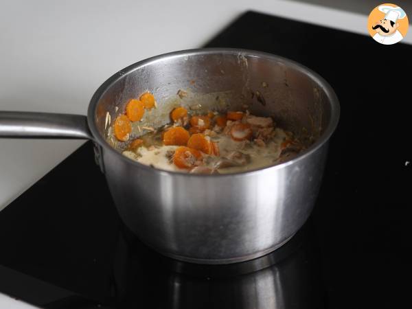 Sofisticado blanquette de salmón - Preparación paso 8
