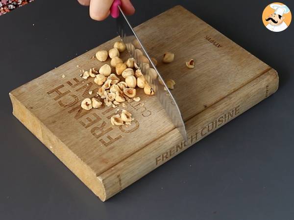 Gofres de fruta, chocolate y nata montada - Preparación paso 1