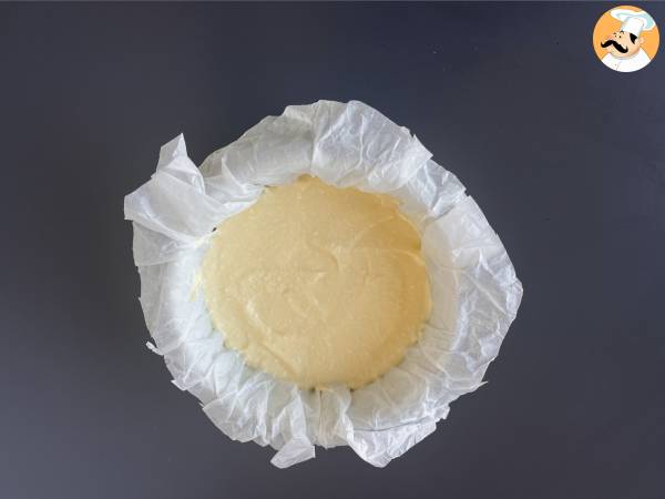 Cheesecake saludable en freidora de aire - Preparación paso 2