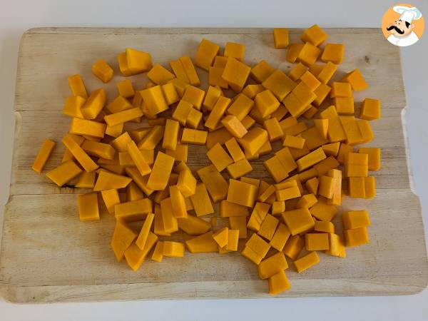 Albóndigas de calabaza en freidora de aire - Preparación paso 1