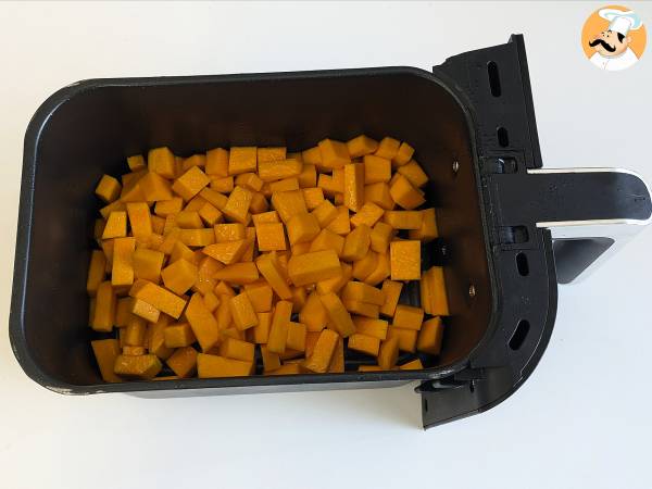 Albóndigas de calabaza en freidora de aire - Preparación paso 2