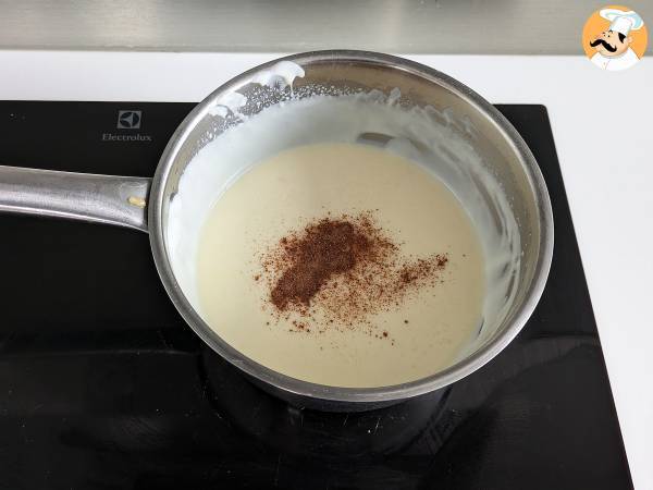 Canelones de setas y salchicha fresca - Preparación paso 3