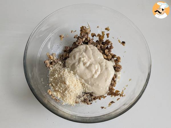 Canelones de setas y salchicha fresca - Preparación paso 8