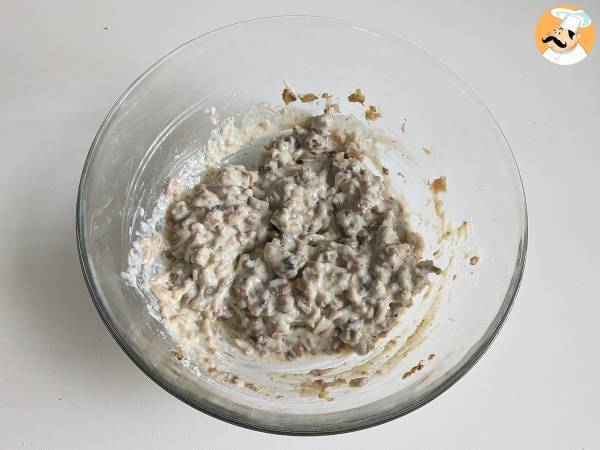 Canelones de setas y salchicha fresca - Preparación paso 9