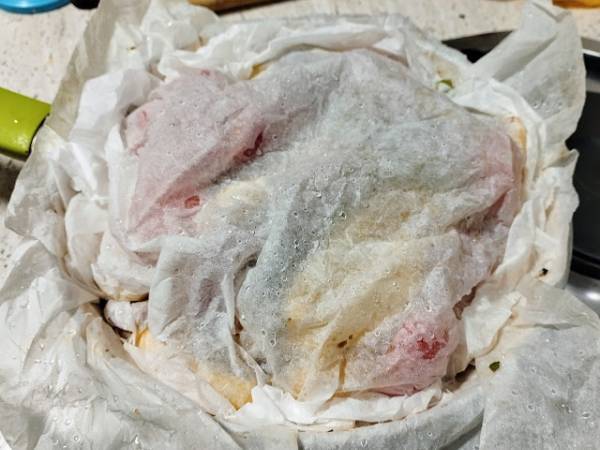 Pollo con verduras, sin horno - Preparación paso 7