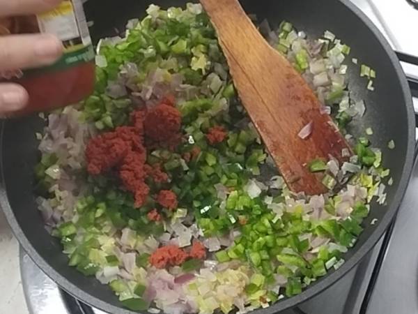 Encocado de gambones {Receta ecuatoriana} - Preparación paso 10