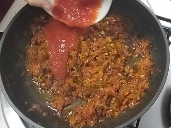 Encocado de gambones {Receta ecuatoriana} - Preparación paso 11