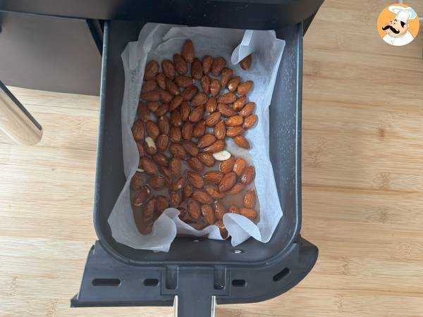 Almendras garrapiñadas caseras en freidora de aire - Preparación paso 2