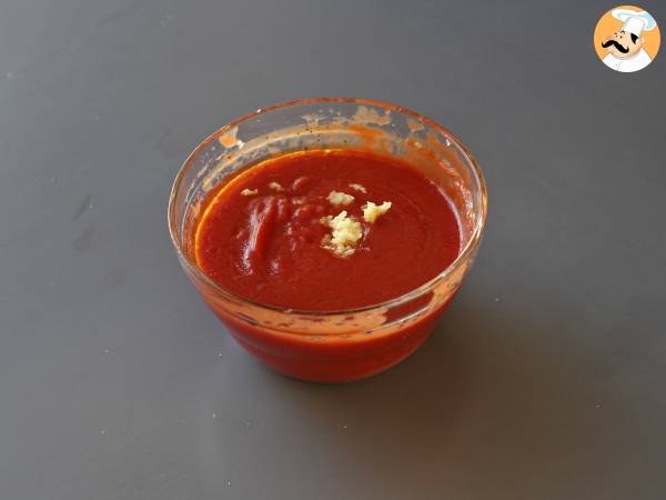 Gratinado de ñoquis con tomate y mozzarella - gnocchi o ñoquis alla sorrentina - Preparación paso 2