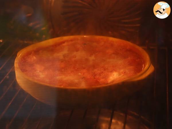 Gratinado de ñoquis con tomate y mozzarella - gnocchi o ñoquis alla sorrentina - Preparación paso 6