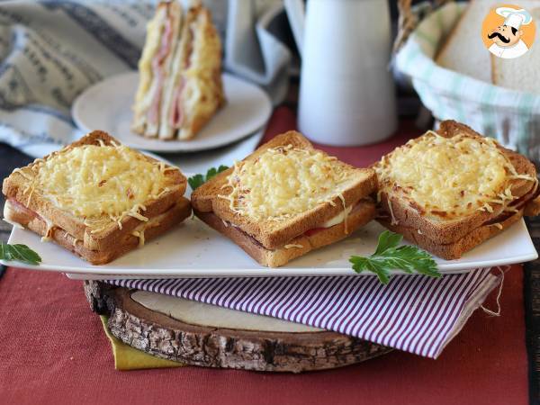 Croque monsieur en Freidora de aire - Preparación paso 6