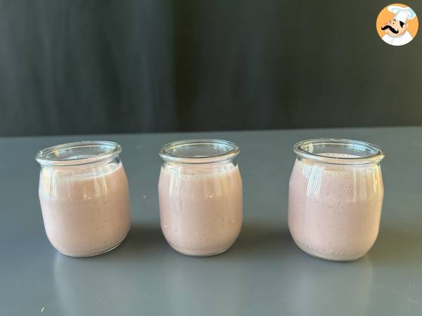 Petit Suisse saludable, cremoso y alto en proteína - Preparación paso 4
